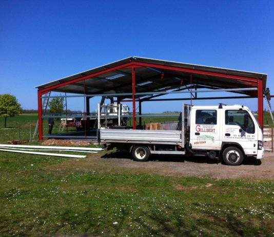 Le hangar : ossature