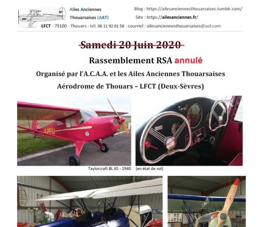 Rassemblement A.C.A.A : juin 2020