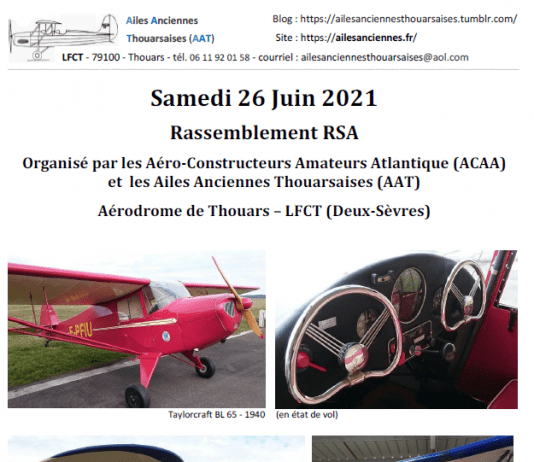 Rassemblement Aéro-Constructeurs Amateurs Aquitaine – juin 2021